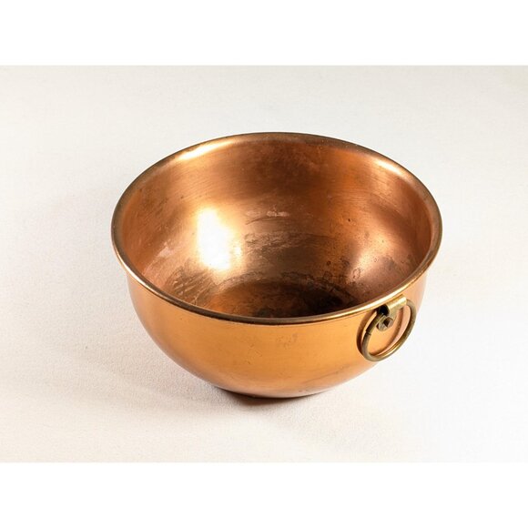 Vintage 7" copper mixing bowl, USA made Copper-craft Guild vintage home decor, - Picture 5 of 10